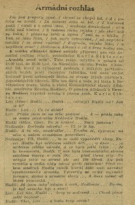 Armádní rozhlas. In Čs. rozhlas a televize 28-1952 (30. 6. 1952), s. 11 (článek).