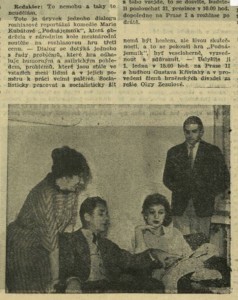 Další premiéry tohoto týdne. Marie Kubátová - Podnájemník. In Čs. rozhlas a televize 51-1960 (20. 12. 1960), s. 4 02