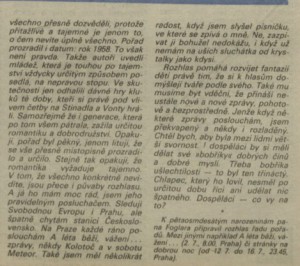 Foglar, Jaroslav - Rozhlas a já. In Týdeník Rozhlas 27-1992 (22. 6. 1992), s. 1 (článek) 02
