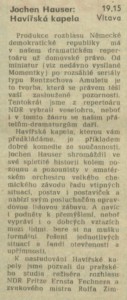 Havířská kapela. In Rozhlas 16-1973 (9. 4. 1973), s. 4 (článek) 01