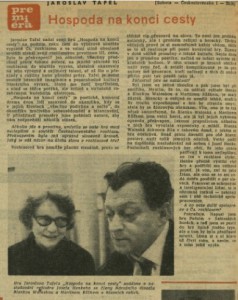 Hospoda na konci cesty. In Rozhlas 25-1967 (6. 6. 1967), s. 16 (článek).