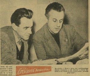 Janovský, Jaroslav - Na okraj rozhlasového Hřmění před bouří. In Čs. rozhlas a televize 7-1962 (6. 2. 1962), s. 1.a