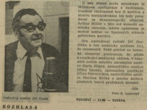 O kočičce a mistru instalatérském. In Rozhlas 25-1975 (9. 6. 1975), s. 4 (článek) 02