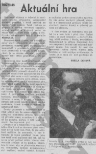 Ochová, Sheila - Rozhlas. Aktuální hra. Rudé právo, 20. 3. 1968 (recenze).