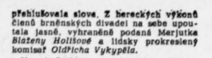 Pok, Lubor - V rozhlase. In Divadelní noviny 8-1958, s. 8 (recenze)2