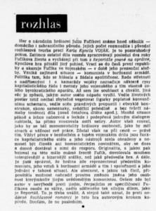 Rozhlas. In Divadelní noviny 24-1961 (7. 6. 1961), s. 7 (recenze)