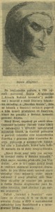 Setkání s Beatricí. In Čs. rozhlas a televize 23-1965 (25. 5. 1965), s. 16 (článek)