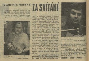 St - Za svítání. In Rozhlas 19-1975 (28. 4. 1975), s. 4 (článek).