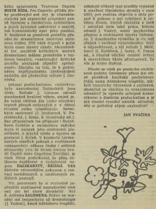 Svačina, Jan - Rozhlasová dramatická nadílka. In Tvorba 1-1987 (7. 1. 1987), s. 8 (článek) 02
