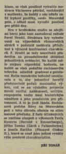 Tomáš, Jiří - Rozhlas. Ve stínu předlohy. In Tvorba, 49-1988 (7. 12. 1988), s. 14 03