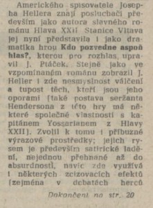 Týden u přijímače. Kdo pozvedne aspoň hlas. In Tvorba 1977-13 (30. 3. 1977) 01