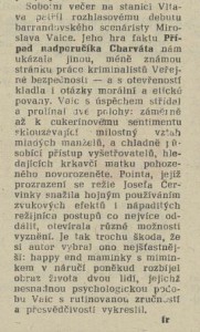 V rozhlase. In Tvorba 16-1982 (21. 4. 1982), s. 19 (recenze) 05