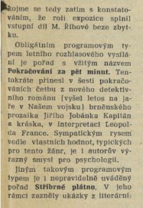 V rozhlase. In Tvorba 27-1981 (8. 7. 1981), s. 23 (recenze) 02