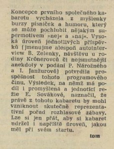 V rozhlase. In Tvorba 36-1980 (3. 9. 1980), s. 23 (recenze)5
