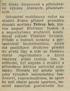 V rozhlase. In Tvorba 42-1981 (21. 10. 1981), s. 23 (recenze)02