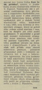 V rozhlase. In Tvorba 45-1982 (10. 11. 1982), s. 19 (recenze) 05