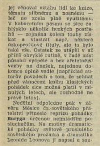 V rozhlase. In Tvorba 49-1981 (9. 12. 1981), s. 23 (recenze)02