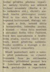 V rozhlase. In Tvorba 50-1982 (15. 12. 1982), s. 18 (recenze) 03