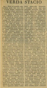 Verda Stacio. In Náš rozhlas 11-1948 (14. 3. 1948), s. 5 (článek) 01