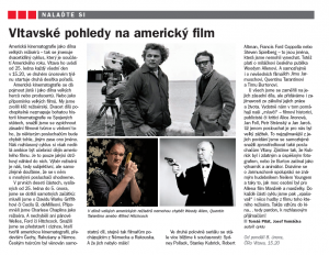 Vltavské pohledy na americký film