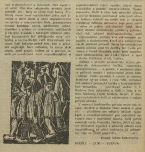 Za ostnatými dráty. In Rozhlas 5-1975 (20. 1. 1975), s. 4 (článek) 02