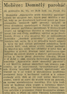 anonym - Domnělý paroháč. In Čs. rozhlas a televise 26-1954 (14. 6. 1954), s. 5 (článek).