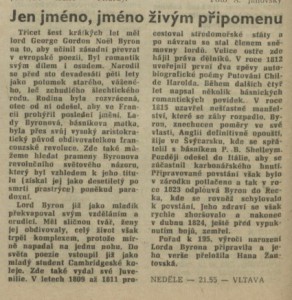 anonym - Jen jméno, jméno živým připomenu. In Rozhlas 4-1983 (10. 1. 1983), s. 4 (článek)