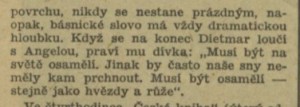 anonym - K literárně dramatickému pořadu pražské stanice. In Radiojournal 28-1943 (10. 7. 1943), s. 03