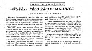 anonym - Před slunce západem. In Československý rozhlas a televise 1957-24 (10. - 16. 6. 1957)