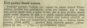anonym - Šest postav hledá autora. In Radiojournal 47-1932 (19. 11. 1932), s. 4