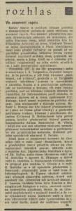 -fk- Rozhlas - Ve znamení repriz. In Tvorba 1971-11 (17. 3. 1971), s. 12