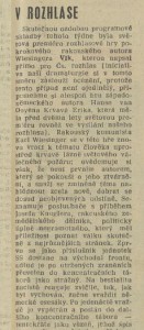 tom - V rozhlase. In Tvorba 19-1982 (12. 5. 1982), s 19 01