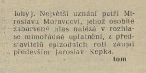 tom - V rozhlase. In Tvorba 1982-27 (7. 7. 1982), s. 19 06