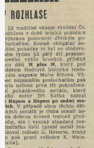 tom - V rozhlase. In Tvorba 31-1981 (5. 8. 1981), s. 23 (recenze)01