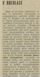 tom - V rozhlase. In Tvorba 33-1982 (18. 8. 1982), s. 19 01