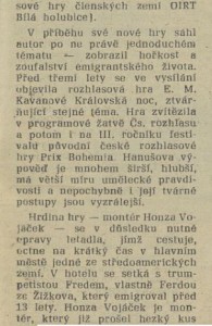 tom - V rozhlase. In Tvorba 33-1982 (18. 8. 1982), s. 19 02