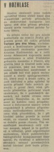 tom - V rozhlase. In Tvorba 36-1982 (8. 9. 1982), s. 19 (recenze) 01