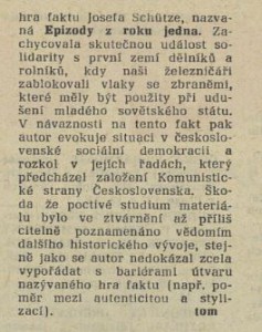 tom - V rozhlase. In Tvorba 45-1981 (11. 11. 1981), s. 23 (recenze)03