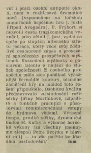tom - V rozhlase. In Tvorba 8-1982 (24. 2. 1982), s. 19 (recenze)04