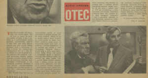 vg - Alois Jirásek - Otec. In Československý rozhlas 52-1973 (17. 12. 1973), s. 8 (článek).